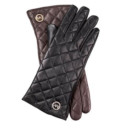 michael kors gloves leather|Michael Kors black leather gloves.